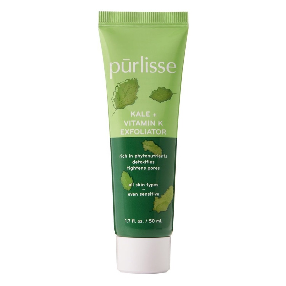 NEW Purlisse Kale + Vitamin K Exfoliator 1.7oz Resurfacing Face Scrub All SkiN